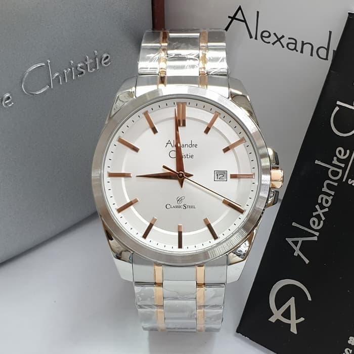 Alexandre Christie AC 8404 / AC 8404MD Silver Combi Original&Garansi