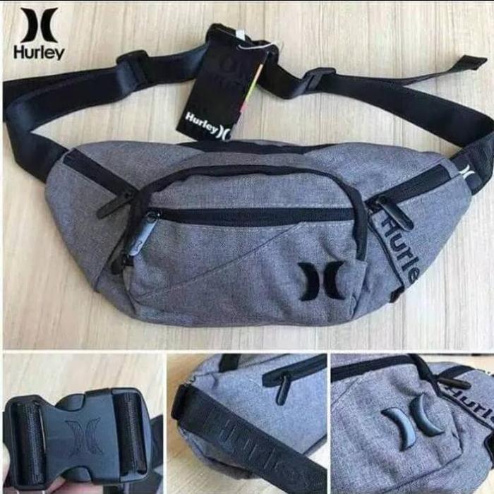waistbag tas selempang hurley original grey