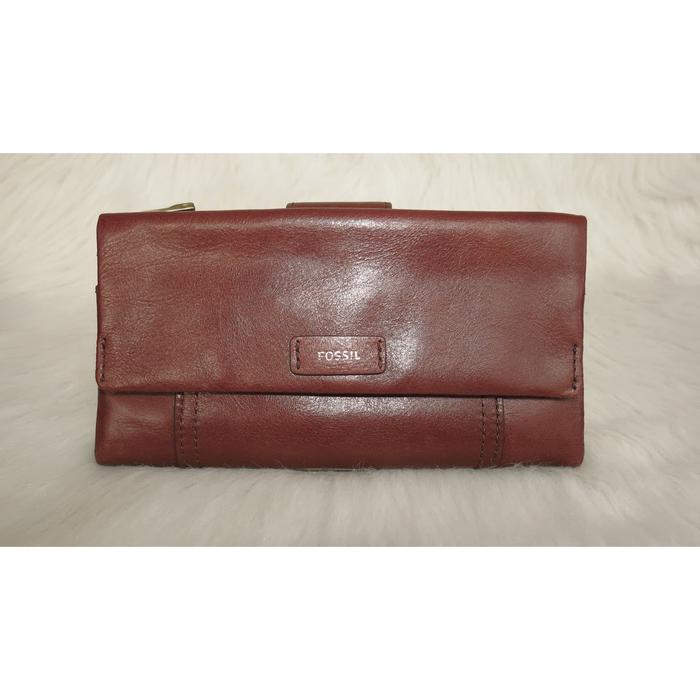 Dompet FOSSIL ELLIS CLUTCH BROWN