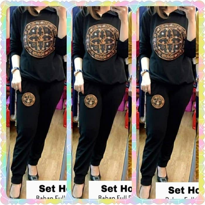 Setelan Hoodie LVior Ladies