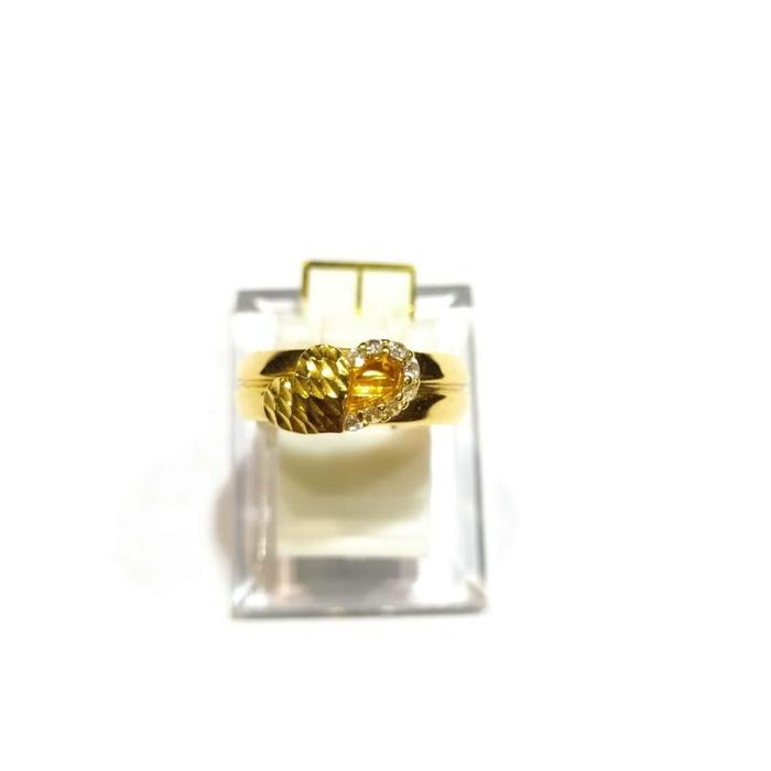 Cincin Wanita Love Hati Emas Kuning 700