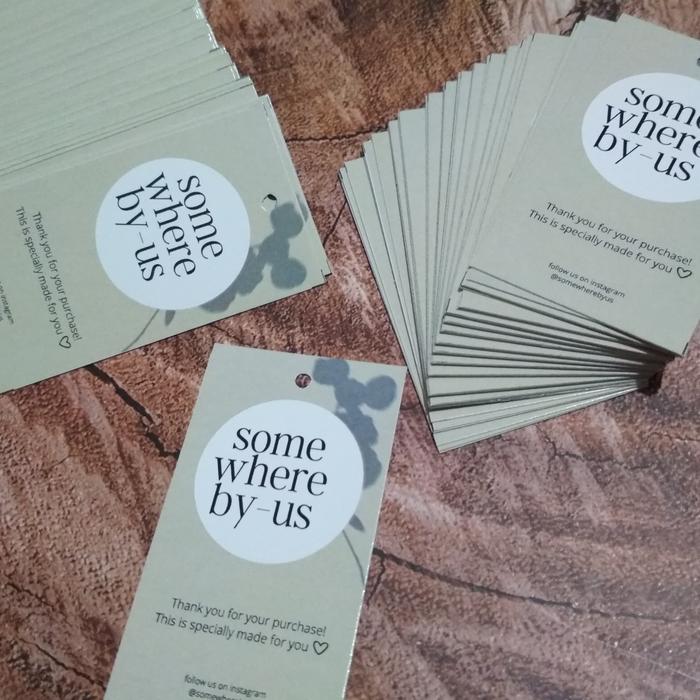 Hang Tag Label Baju Custom