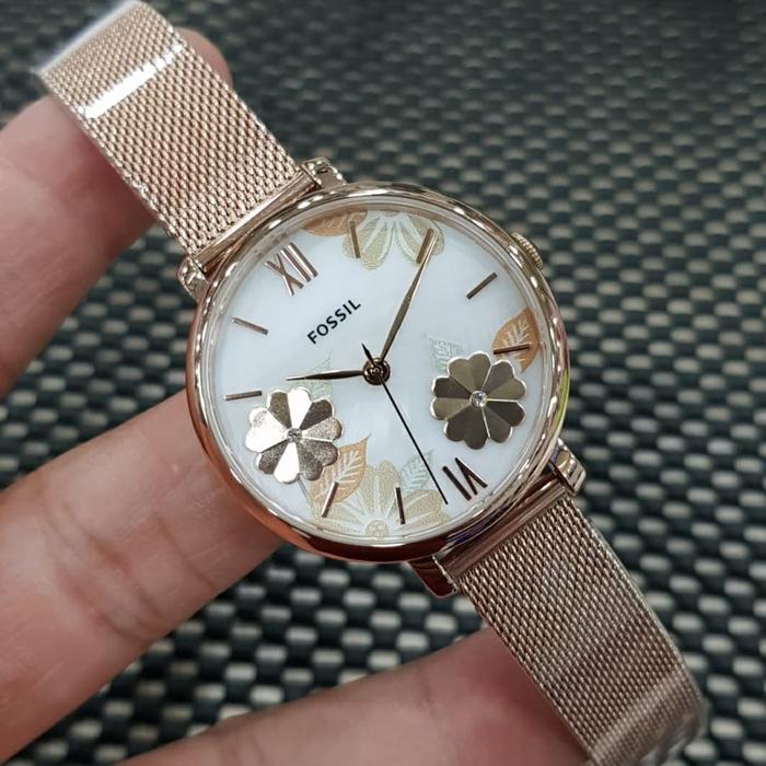 Jam Tangan Wanita Fossil ES 4534 ES4534 Original BM 3.6cm RoseGold