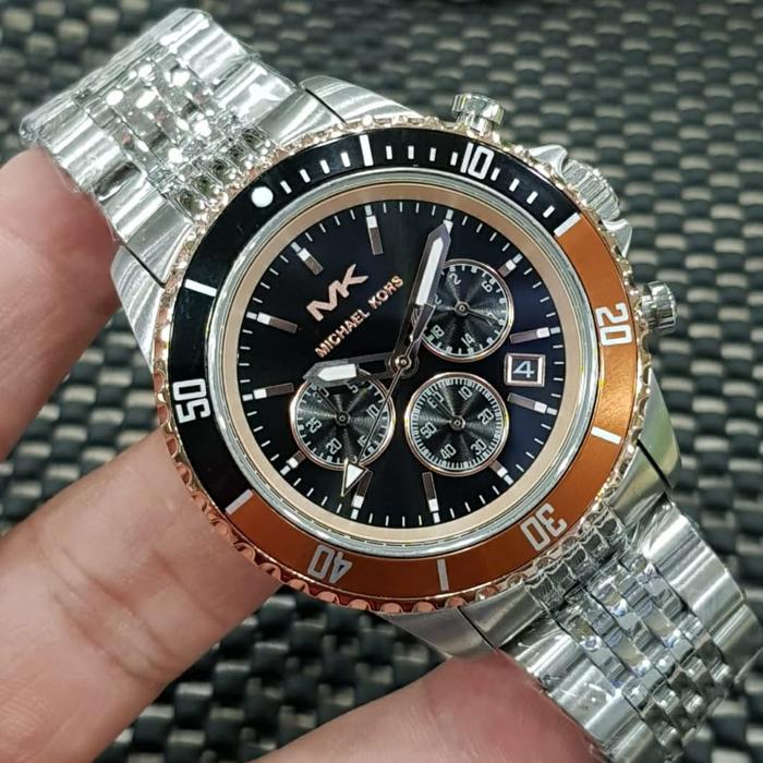 Jam Tangan Pria Mic Haell Korss MK 8725 MK 8749 BayVille Original 45mm