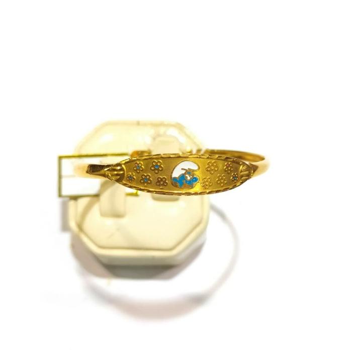 Gelang Bayi Baby Smurf Emas Kuning 700