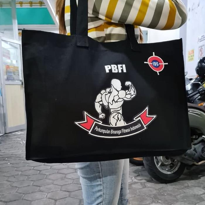 tote bag canvas tas custom size tebal digital printing surabaya