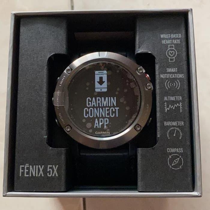 Jam Tangan GARMIN SmartWatch Fenix 5X Sapphire Slate Gray