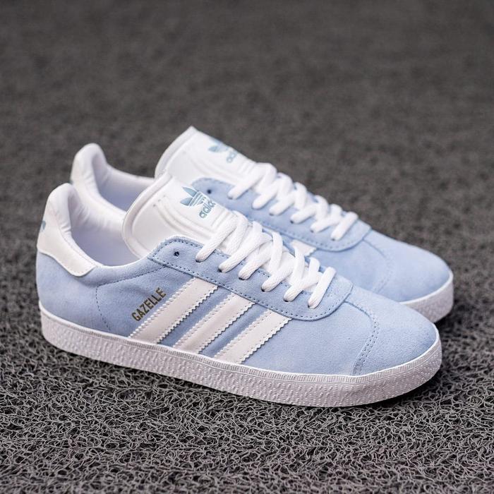 SEPATU ADIDAS GAZELLE SUEDE BLUE ICE