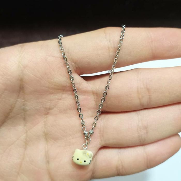 Kalung Anak Hello Kitty Emas Putih 750