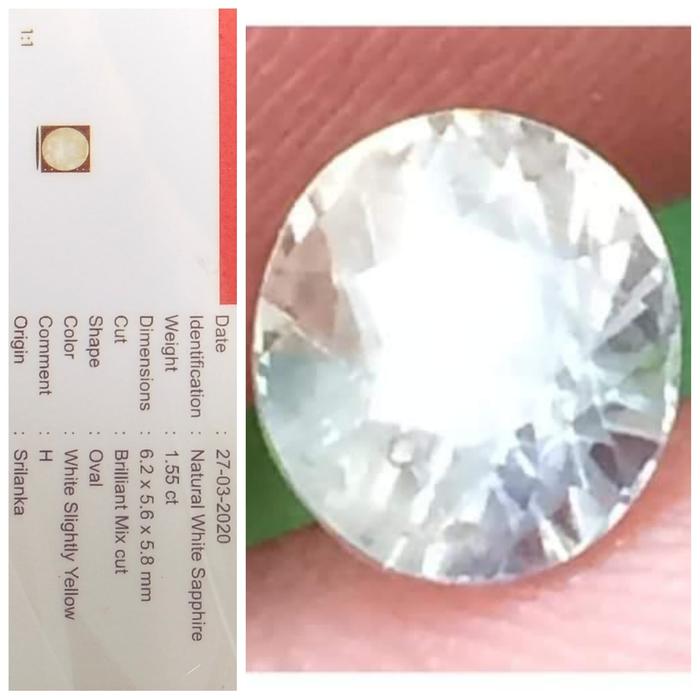 Natural Sapphire Ceylon Safir Srilanka Batu Permata Srilangka Asli