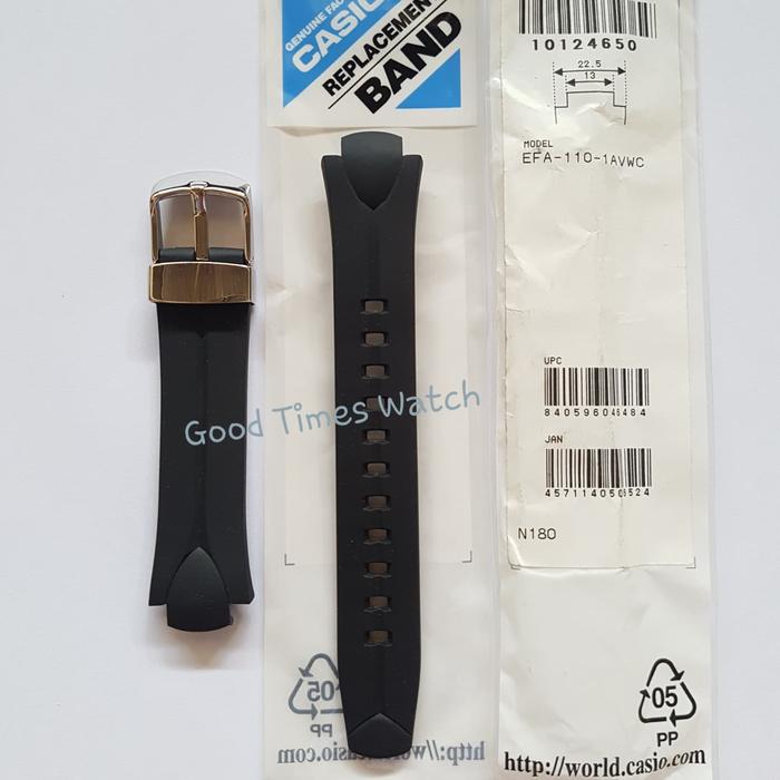 STRAP EDIFICE EFA-110-1A / EFA 110 Casio Original