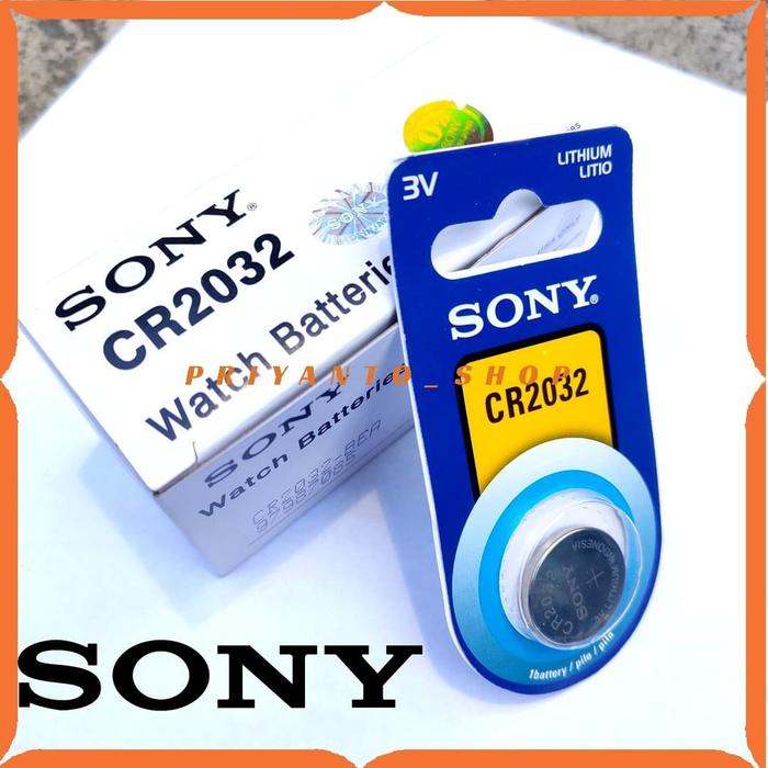 ORIGINAL BATTERY BATREI BATERAI SONY CR 2032 SONY 2032 LITHIUM 3V