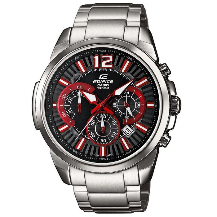 JAM TANGAN PRIA CASIO EDIFICE ORIGINAL ANALOG PERAK STAINLESS EFR-535D-1A4 EDIFICE EFR 535D 1A4 EDIF
