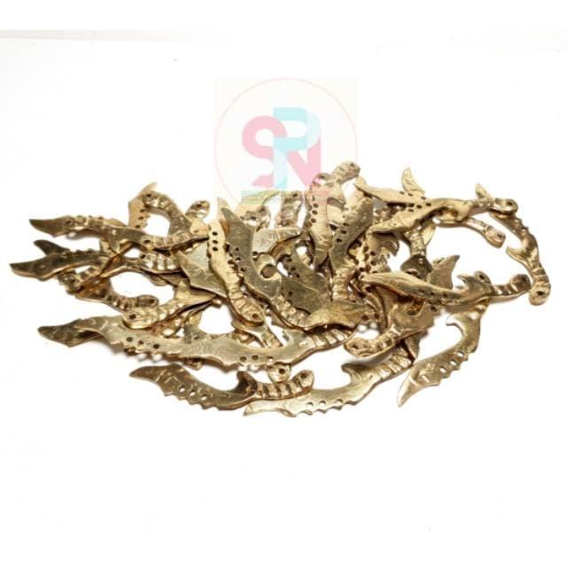 Gantungan kalung liontine kujang kuningan