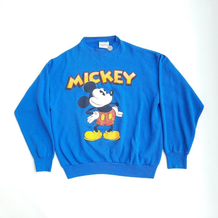 Official Vintage Sweater/ Crew neck Tshirt Mickey Mouse 80s