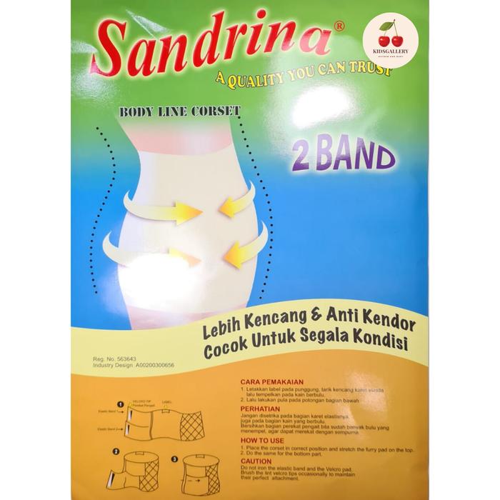 Korset/Gurita ibu 2 band merek sandrina