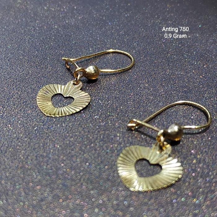 UBS Anting Desy Love Emas 750 YB240
