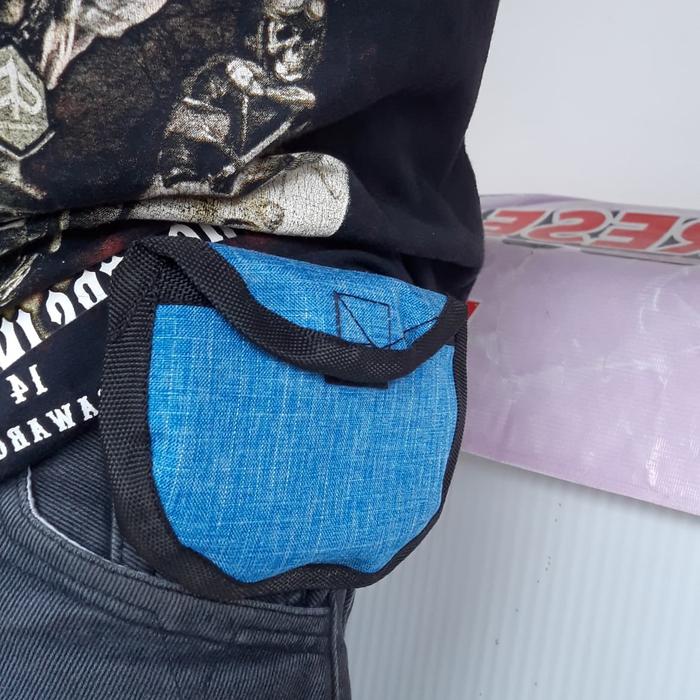 sarung dompet kartu wallet knuckle pisau lipat wastbag pria