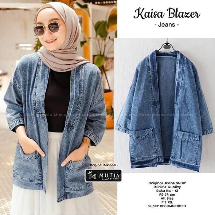 Kaisa Blazer Jeans Snow import jumbo