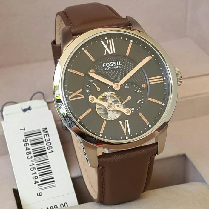 Jam Pria Fossil ME 3105 3064 3061 3104 Automatic Original BM 4.4cm