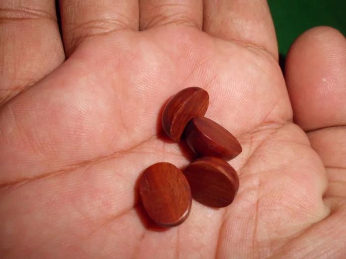 Mata Cincin Kayu Langka Galih Nagasari 10 Sampai 15 mm Asli