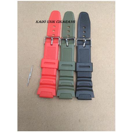 Tali Strap Rubber Untuk Jam Casio SGW-400H SGW-400 SGW400 SGW400H