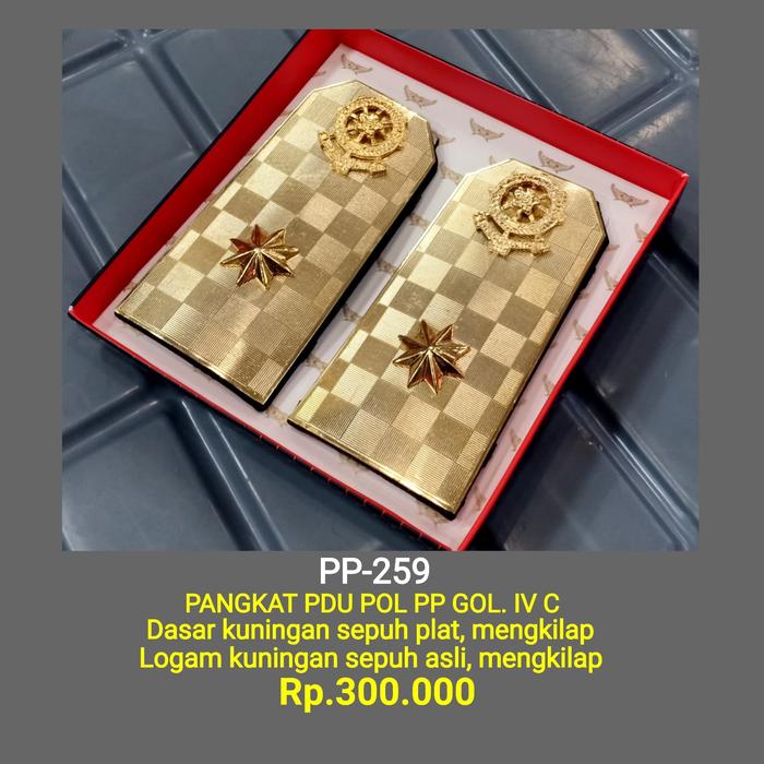 pangkat pdu pol pp golongan 4 c
