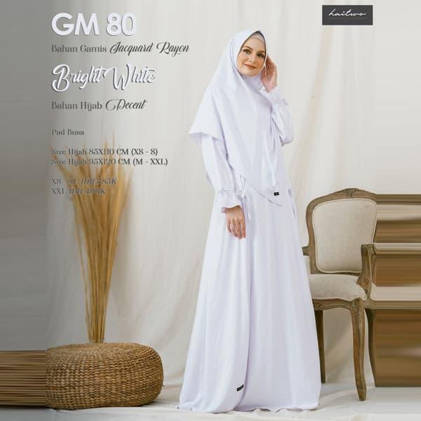 Gamis Syari Terbaru + Haitwo H-GM80 + Gamis Set Jilbab Original