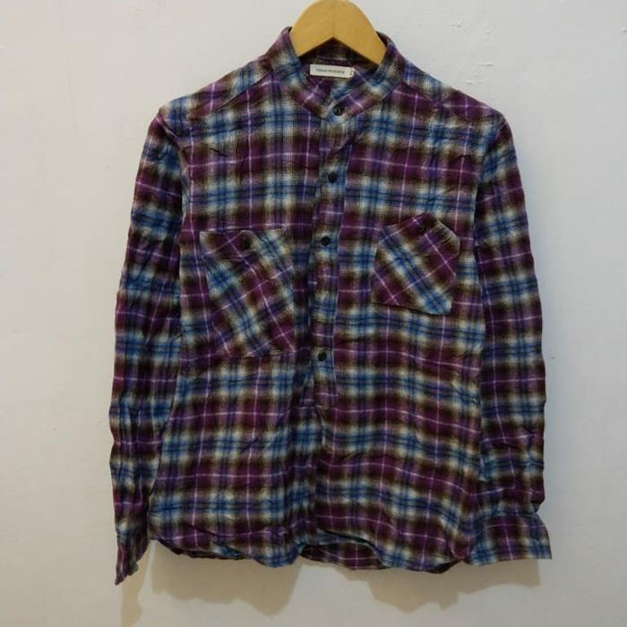 ORIGINAL URBAN RESEARCH SIZE M CHINA KEMEJA FLANEL BLOUSE WANITA