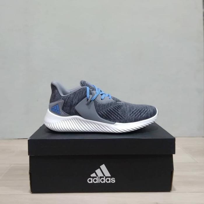 ORIGINAL Sepatu Adidas Alphabounce RC 2 Grey/Blue size 40-46