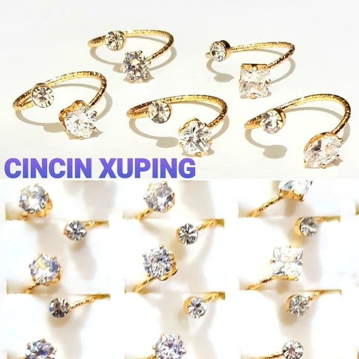 CINCIN EMAS cincin xuping CINCIN ANTI LUNTUR grosir Murah
