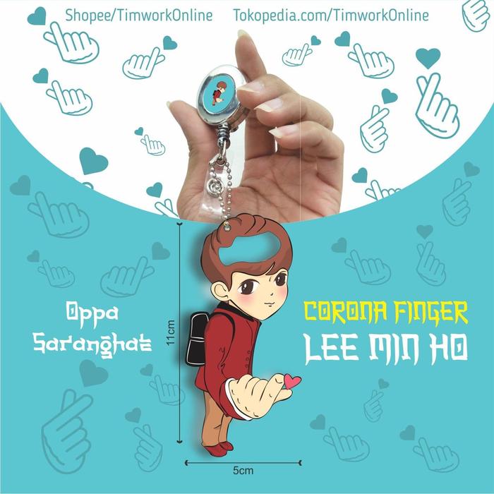 CORONA FINGER OPPA LEE MIN HO COFING ACRILIC UNIK
