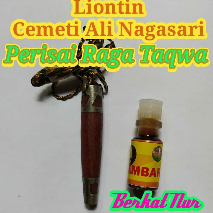 Cemeti Ali Nagasari Liontin kayu plus minyak 9 Ambar Misik
