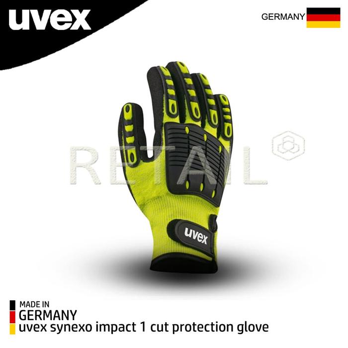 uvex synexo impact 1 cut protection glove 60598