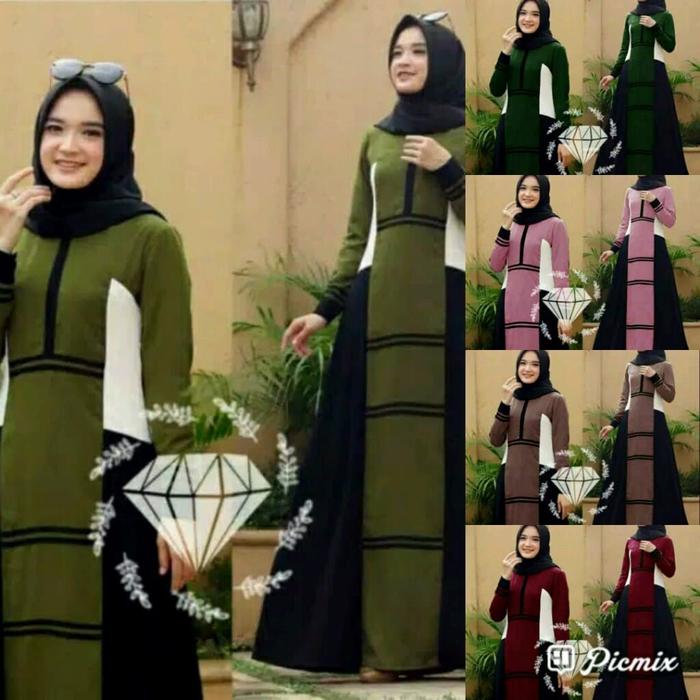 CtxMrGab Maxi Maxy Priska Dusty Coklat Army Hijau Maroon moscrepe