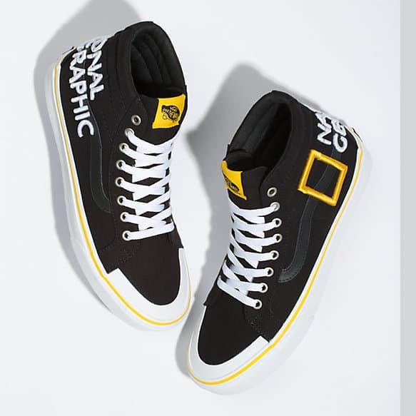 Vans Sk8 hi x NatGeo Logo