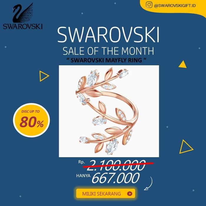 PROMO CINCIN SWAROVSKI MAYFLY RING ORIGINAL 100%