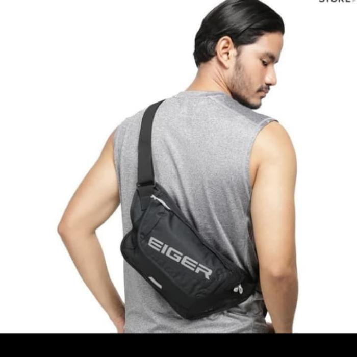 tas selempang Eiger Alpine waistbag tas pinggang original