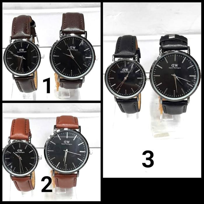 Jam tangan couple/DW kulit pasangan