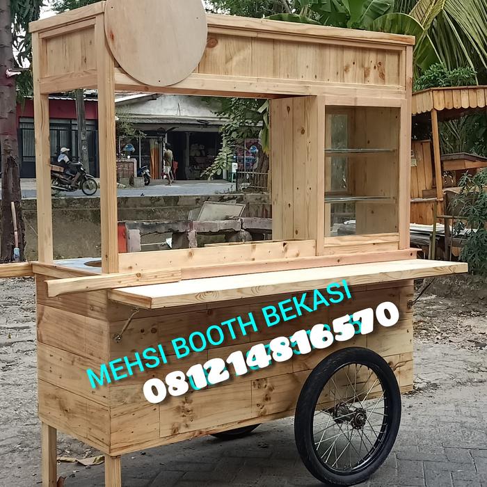 Gerobak bakso, gerobak mie ayam, gerobak bubur ayam