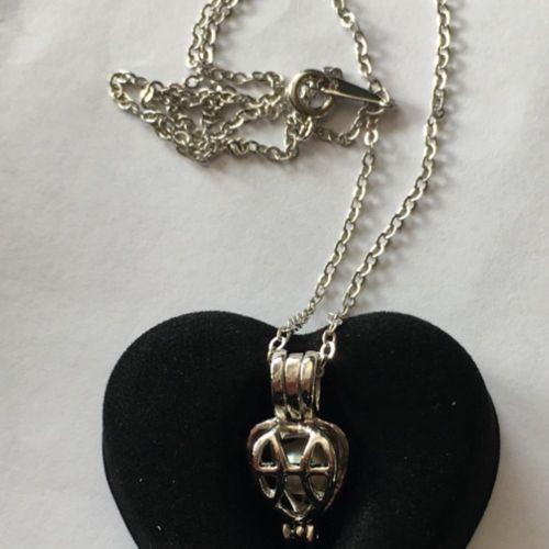 A Set Box Love Wish Pearl Necklace Set Oyster Drop Pendant for lover