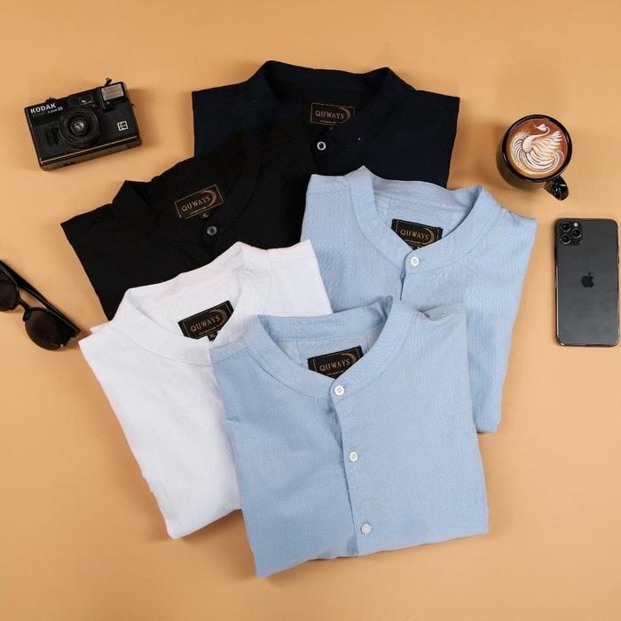 Baju Kemeja Casual Bernard Quways Premium Limitid Editions Keren Abiss