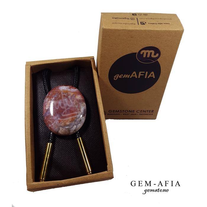 Bolotie Polos - Dasi Koboi Batu Jasper BT-01