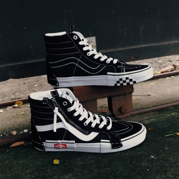 VANS SK8 Hi Reissue CAP Cut and Paste Black White Original