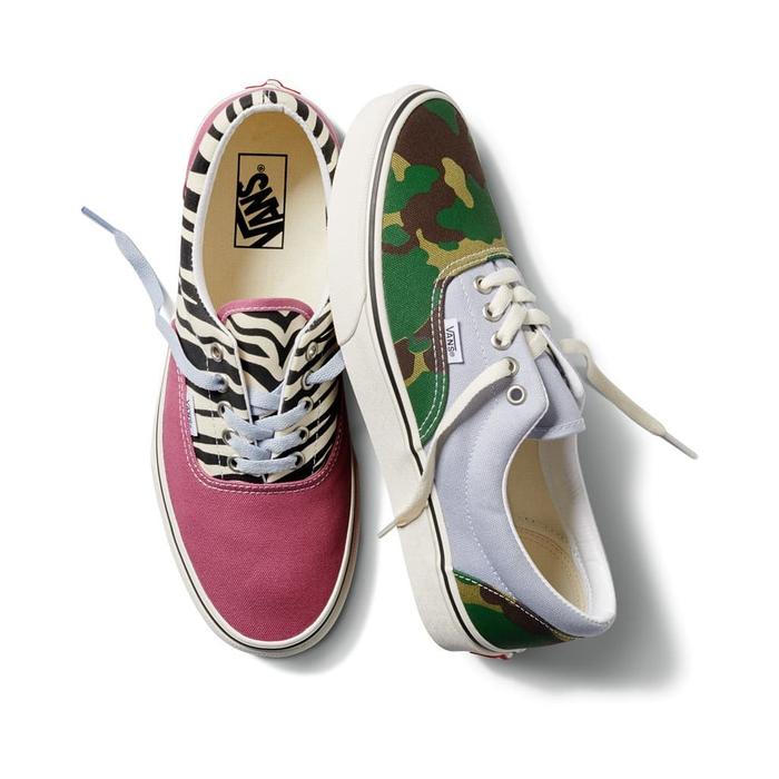 Vans Era Mismatch Zebra Camo