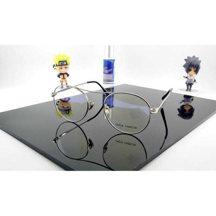 frame kacamata minus / plus / progresif korea lf801 silver