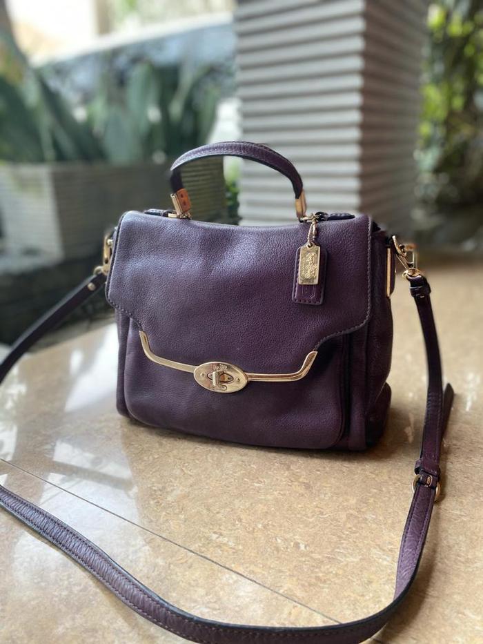 Tas wanita Coach Ungu