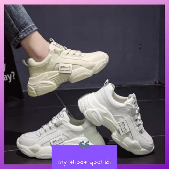 "H23" *Sepatu sneakers wedges wanita* TERLARIS