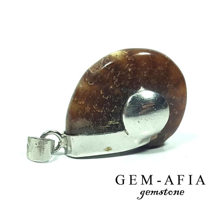 Liontin Fosil Sutured Ammonite FSL-114