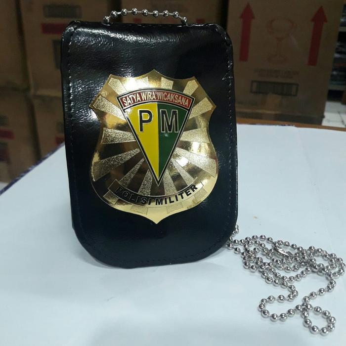 name tag id card-kalung lencana KTA polisi militer